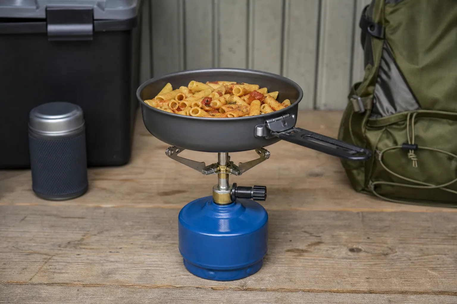 Campingkocher 10-Minuten Nudelpfanne