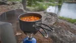 Campingkocher Suesskartoffel-Eintopf